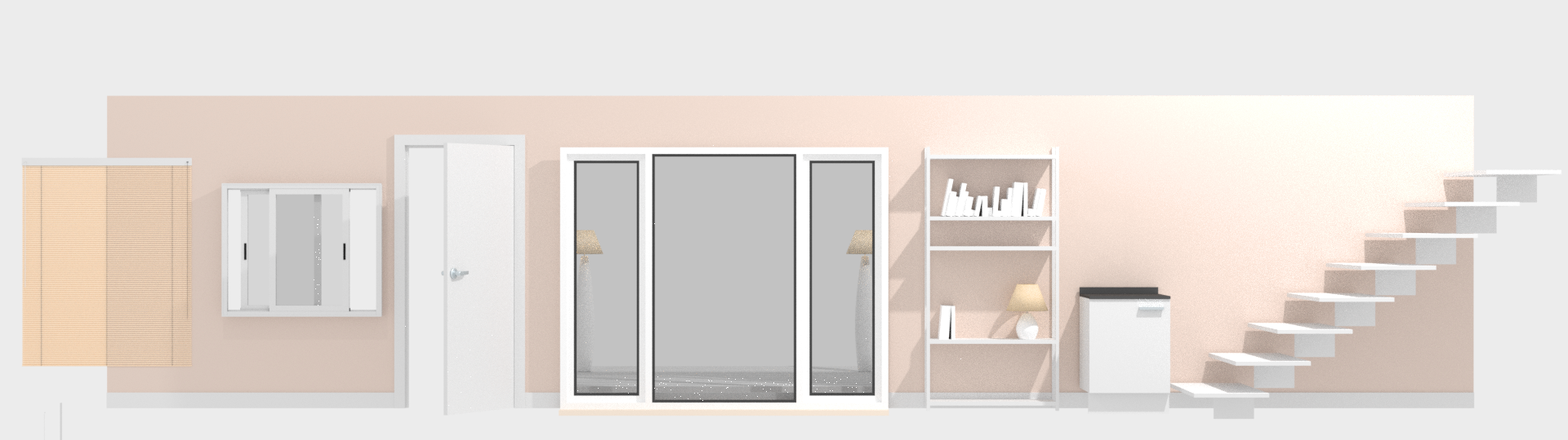 blender Addon Archimesh 壁や窓やドアなどを簡単に作ってくれる機能