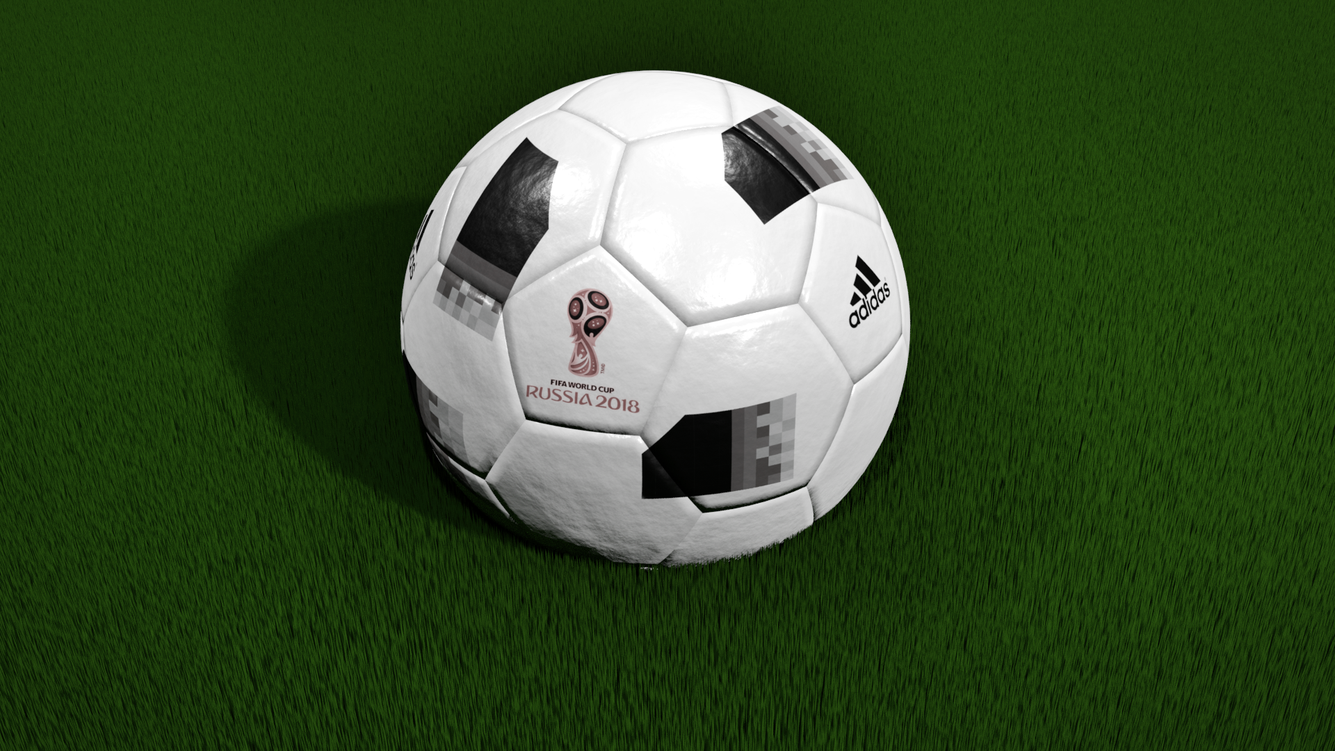 ロシアワールドカップ　サッカーボール　作成方法　blender