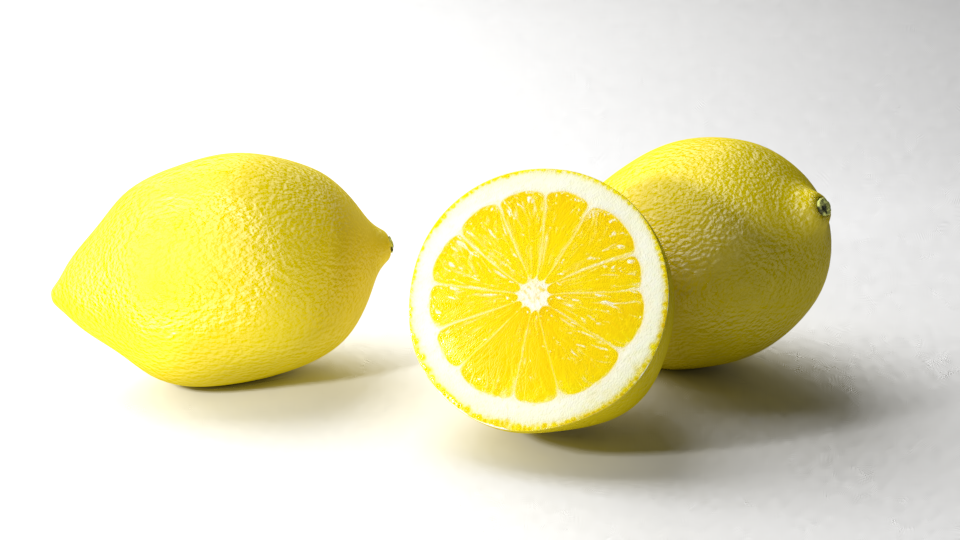 blender 3DCGでレモンを作成する